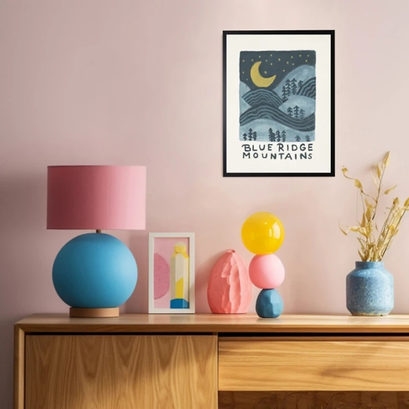 Blue Ridge Mountains Framed Art Print