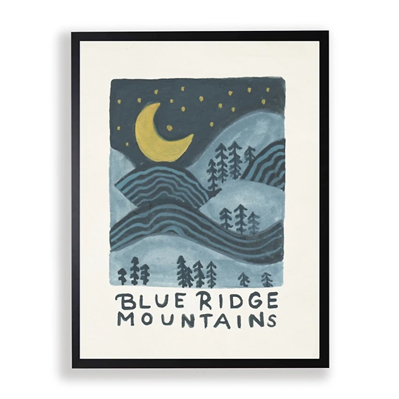 Blue Ridge Mountains Framed Art Print