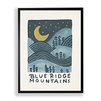 Blue Ridge Mountains Framed Art Print