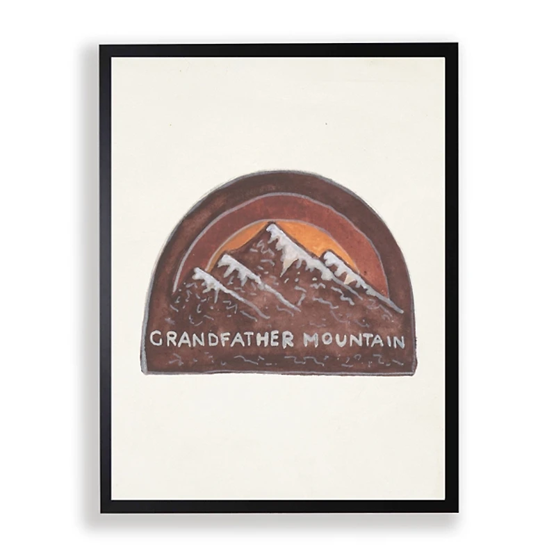 Grandfather Mountain Framed Art Print