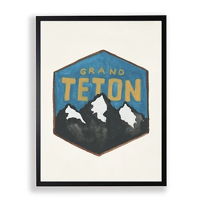 Teton National Park Framed Art Print