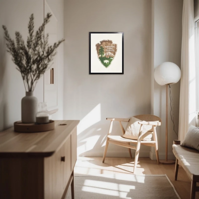 National Park Service Framed Art Print