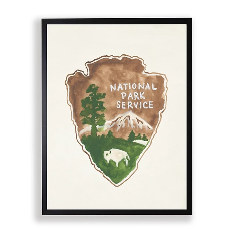 National Park Service Framed Art Print