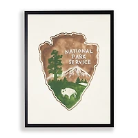 National Park Service Framed Art Print