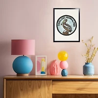 Everglades Pelican Framed Art Print