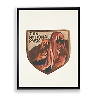 Zion National Park Framed Art Print