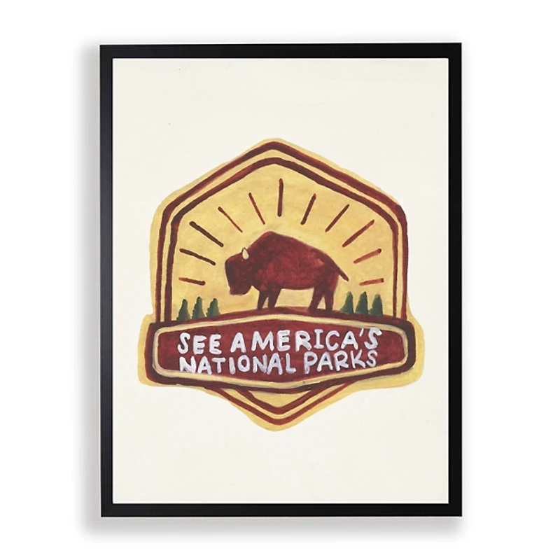 See America's National Parks Framed Art Print