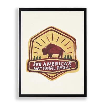 See America's National Parks Framed Art Print