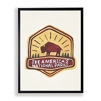See America's National Parks Framed Art Print