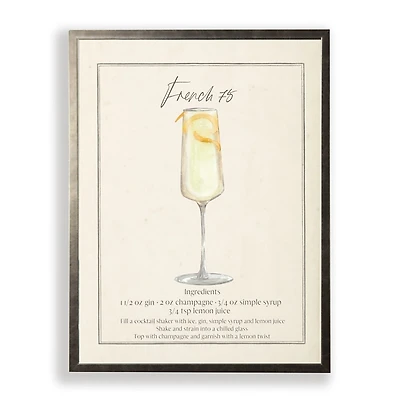 French 75 Framed Art Print