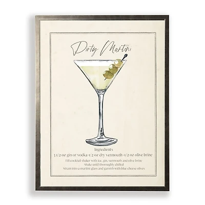 Dirty Martini Framed Art Print
