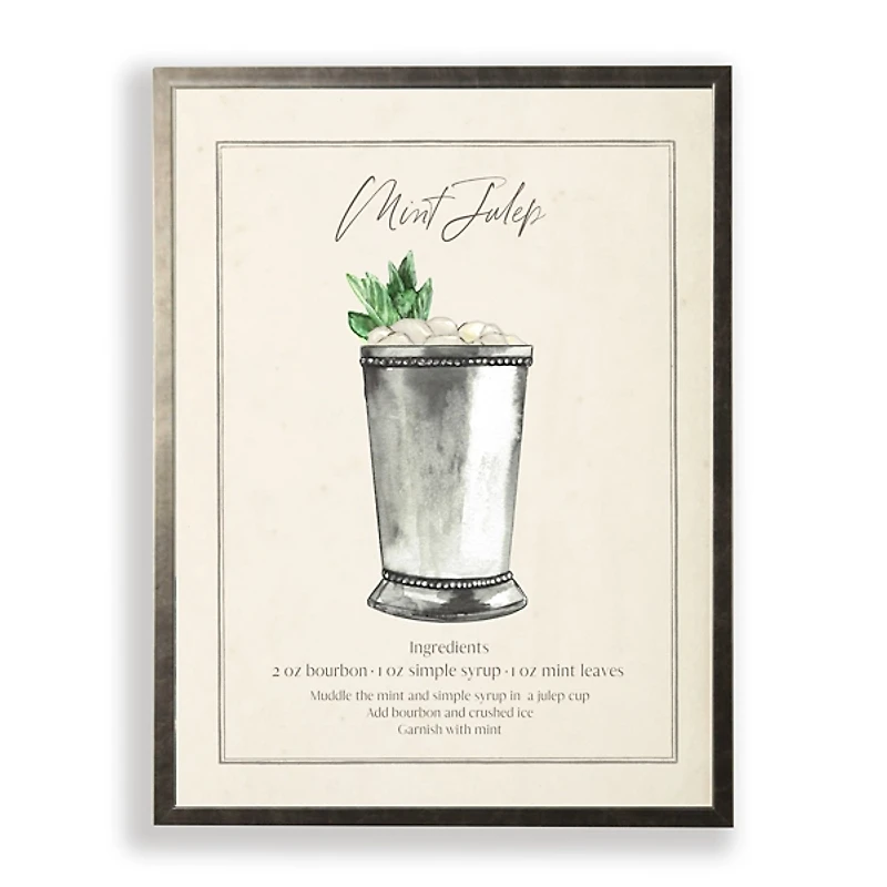 Mint Julep Framed Art Print
