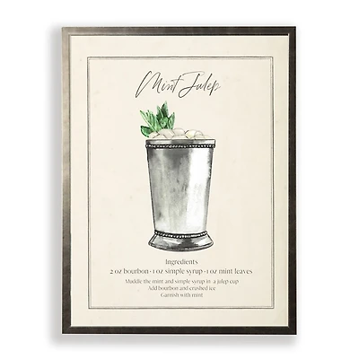 Mint Julep Framed Art Print