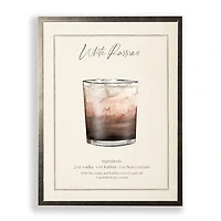 White Russian Framed Art Print