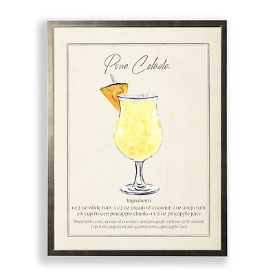 Pina Colada Framed Art Print