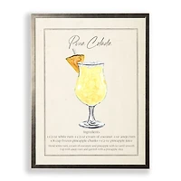 Pina Colada Framed Art Print