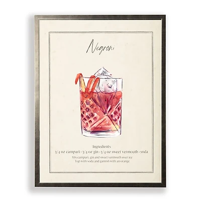 Negroni Framed Art Print