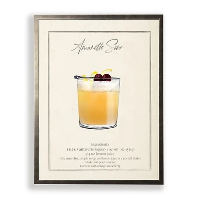 Amaretto Sour Framed Art Print