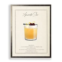 Amaretto Sour Framed Art Print