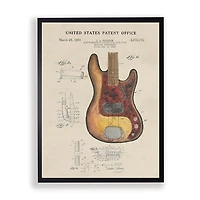 Fender Electric Guitar Framed Art Print