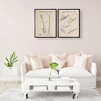 Spade Patent Framed Art Print