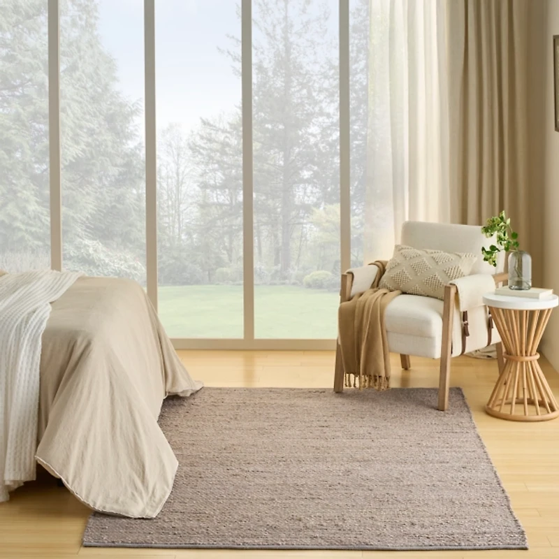 Jaxon Gray Natural Jute Area Rug