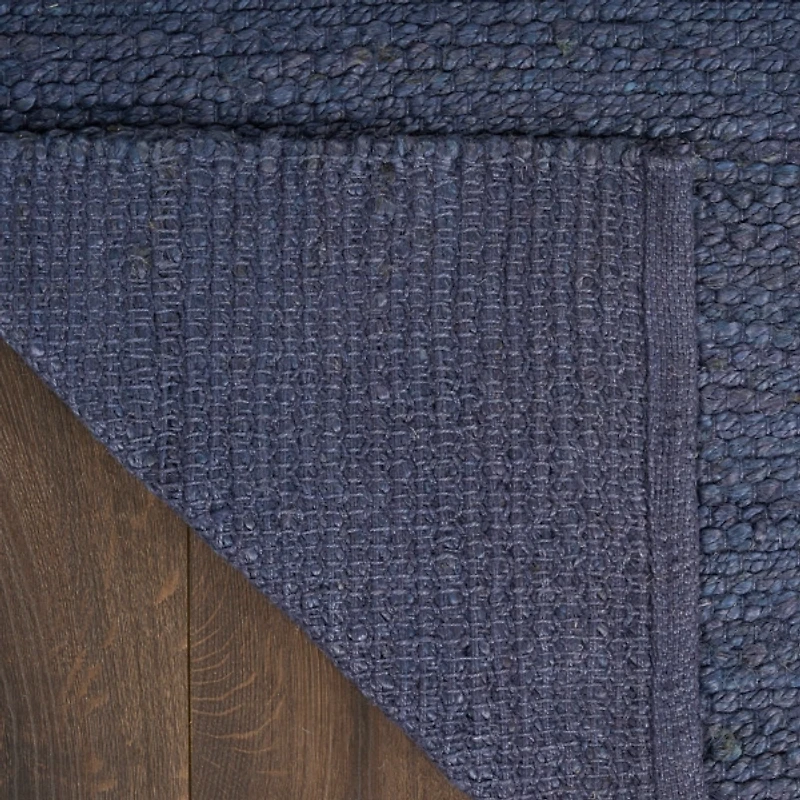 Jaxon Navy Natural Jute Area Rug