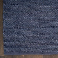 Jaxon Navy Natural Jute Area Rug