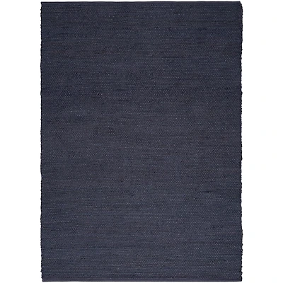 Jaxon Navy Natural Jute Area Rug, 5x7