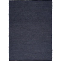 Jaxon Navy Natural Jute Area Rug, 5x7