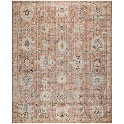 Vintage Rust Oushak Area Rug, 8x10