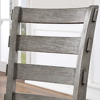 Gray Upholstered Lucas Dining Chairs, Set of 2