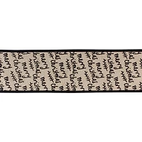 Merry Christmas Script 5 yard Christmas Ribbon