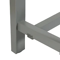 Antique Gray Wood Noah Bench