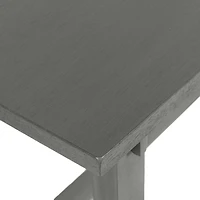 Antique Gray Wood Noah Bench