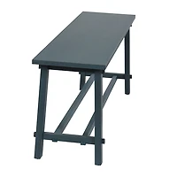 Antique Navy Wood Noah Bench