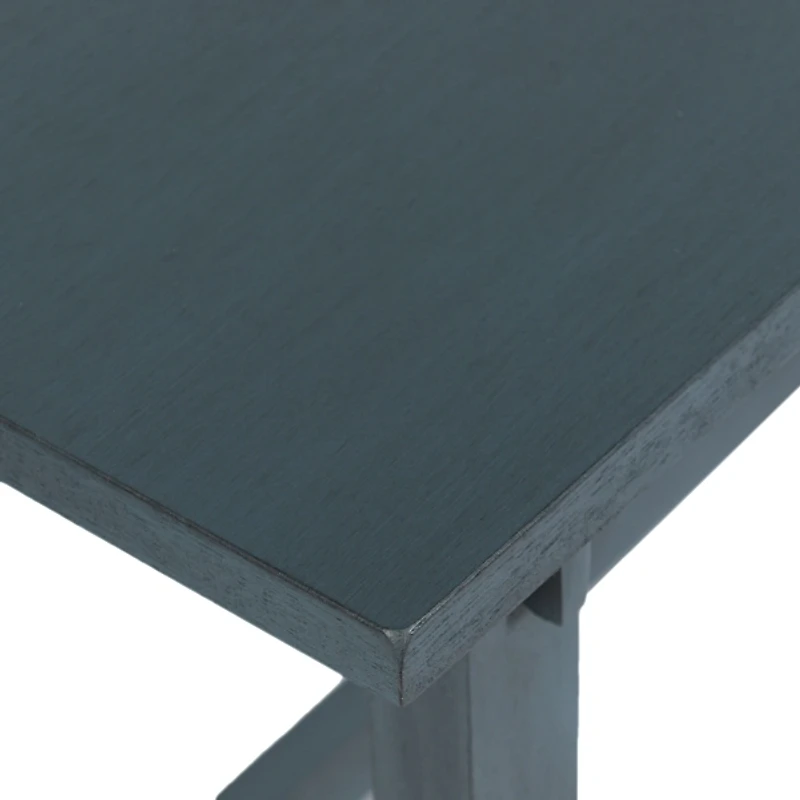 Antique Navy Wood Noah Bench