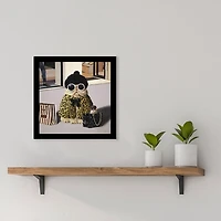 Retail Therapy Cat Framed Art Print