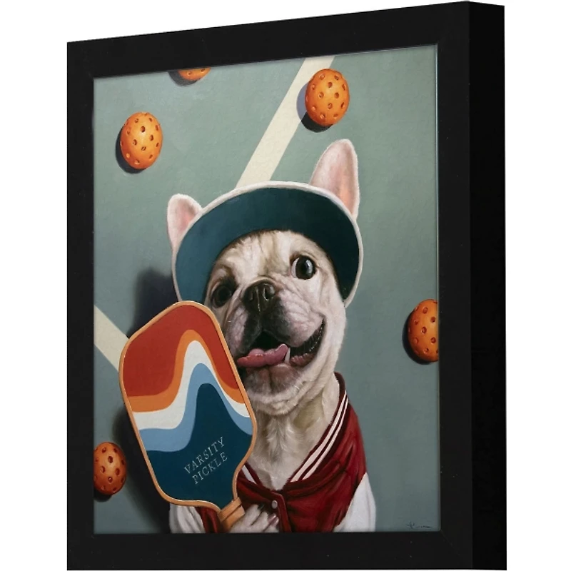 Varsity Pickle Framed Art Print