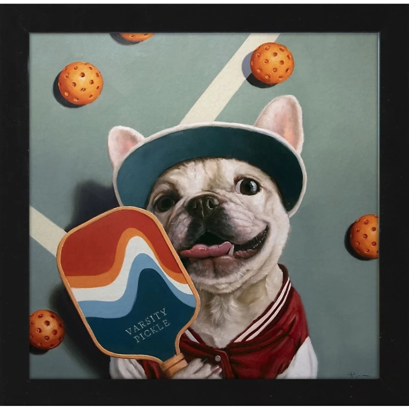 Varsity Pickle Framed Art Print