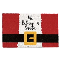 We Believe in Santa Doormat
