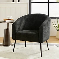 Boucle Chenille George Accent Chair