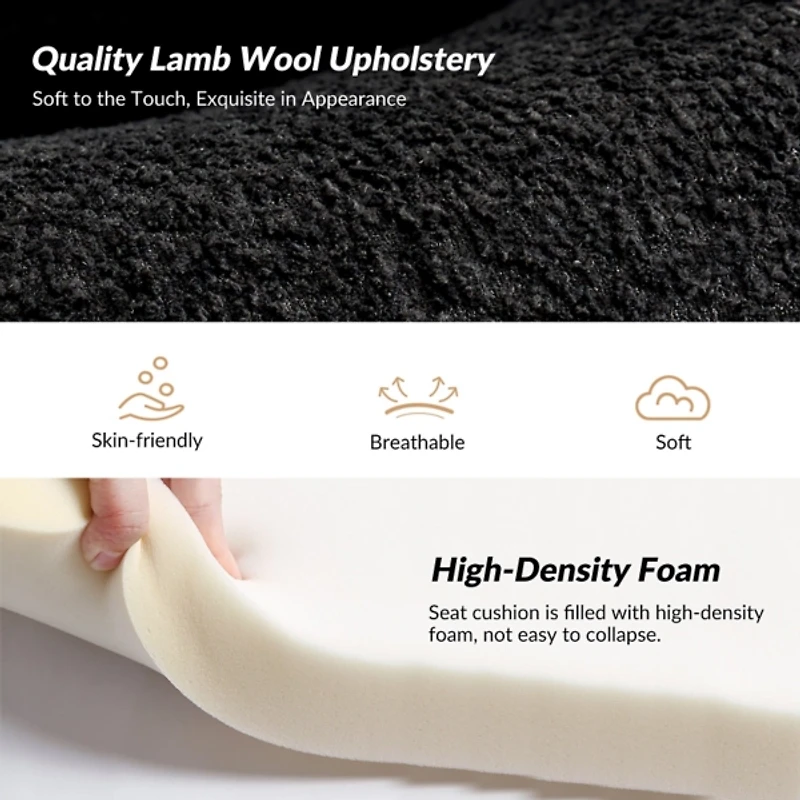 Wool Upholstered Joan Barrel Accent Chair