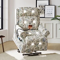Blue Bird Upholstered Billy Massage Power Recliner