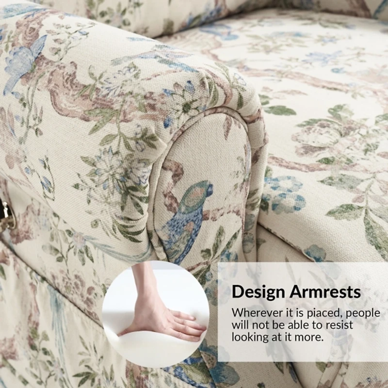 Blue Bird Upholstered Billy Massage Power Recliner