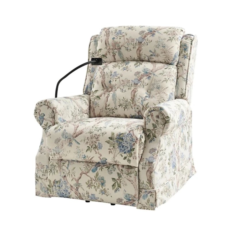 Blue Bird Upholstered Billy Massage Power Recliner