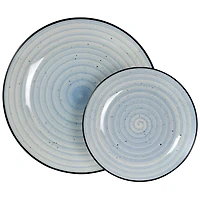 Light Blue Gia Stoneware 24-pc. Dinnerware Set