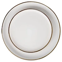 White Gold Elma Stoneware 16-pc. Dinnerware Set