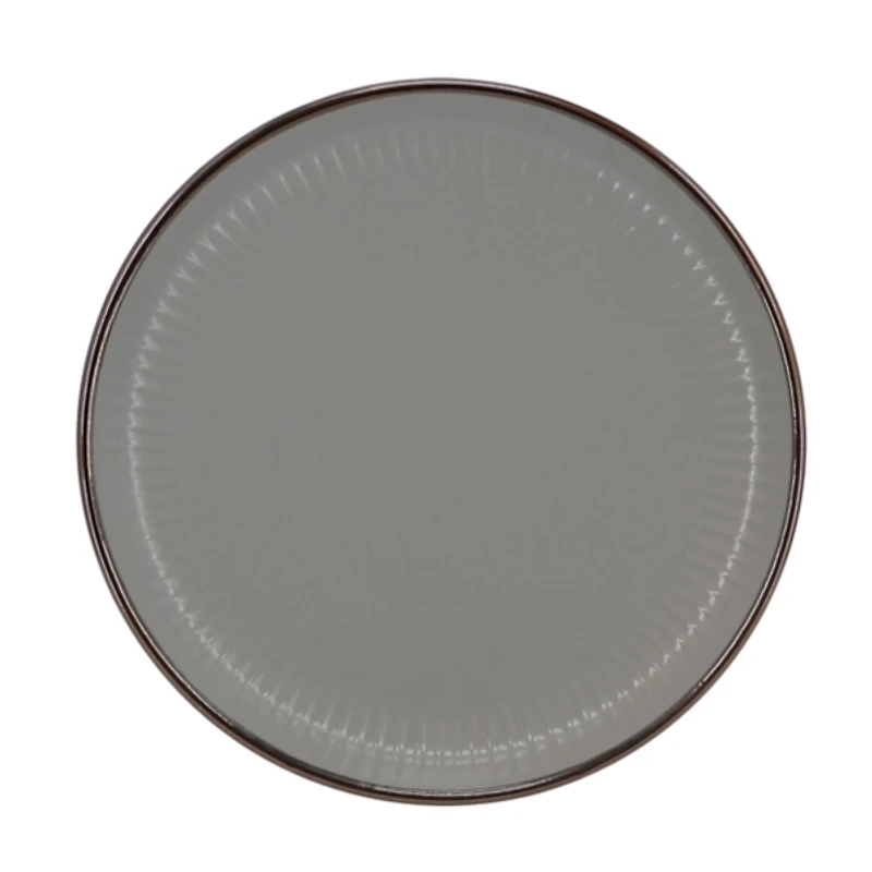 Dark Gray Leo Stoneware 16-pc. Dinnerware Set