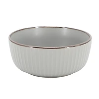 Light Gray Leo Stoneware 16-pc. Dinnerware Set